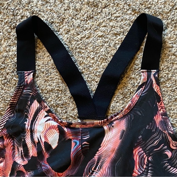 Nike Coral Marble Print Dry Fit Tank Top Sz Small - Picture 5 of 7